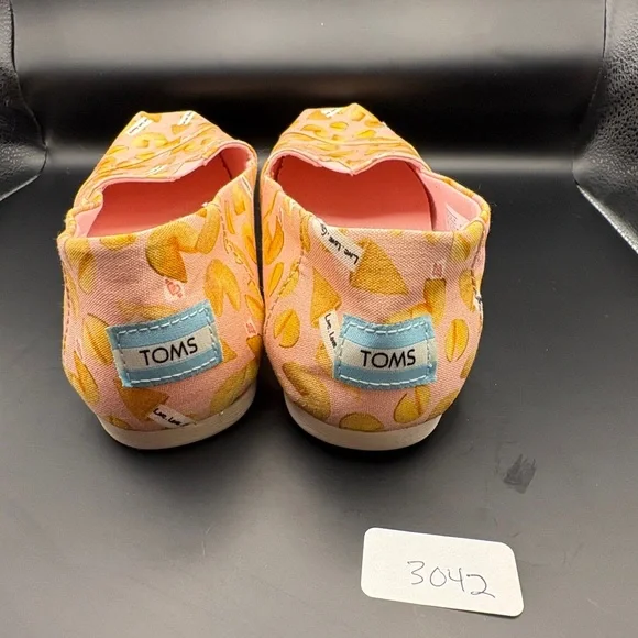 TOMS Women's Pink Fortune Cookie Loafers - Picture 2 of 5
